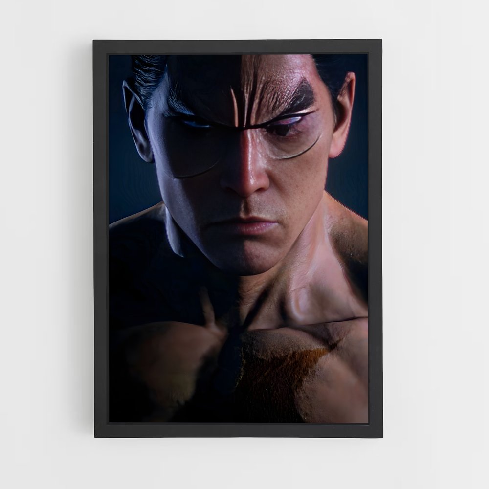 Poster Kazuya, le Titan – affiche Tekken (vue 2)